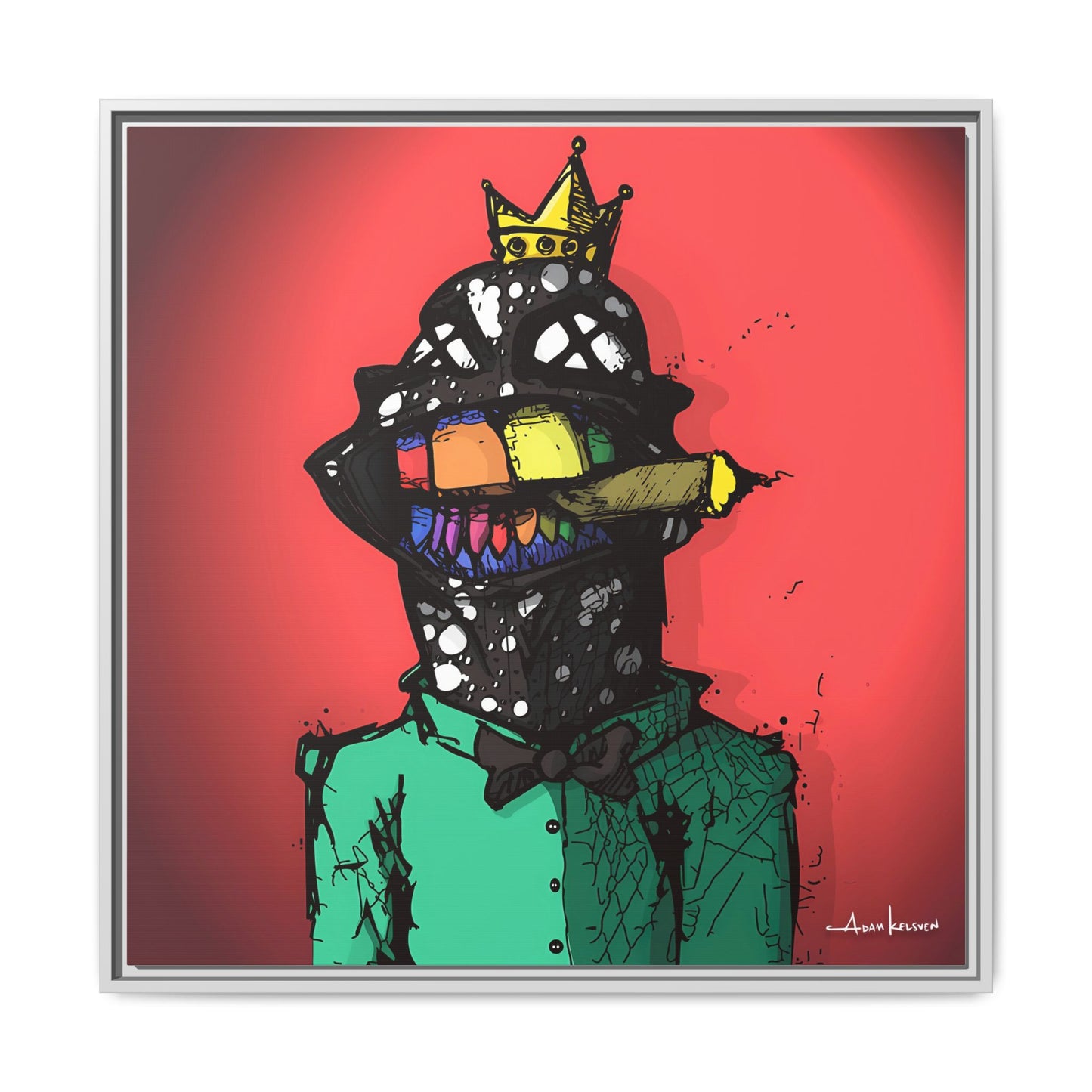 Creep #197 - Gallery Canvas Wraps, Square Frame