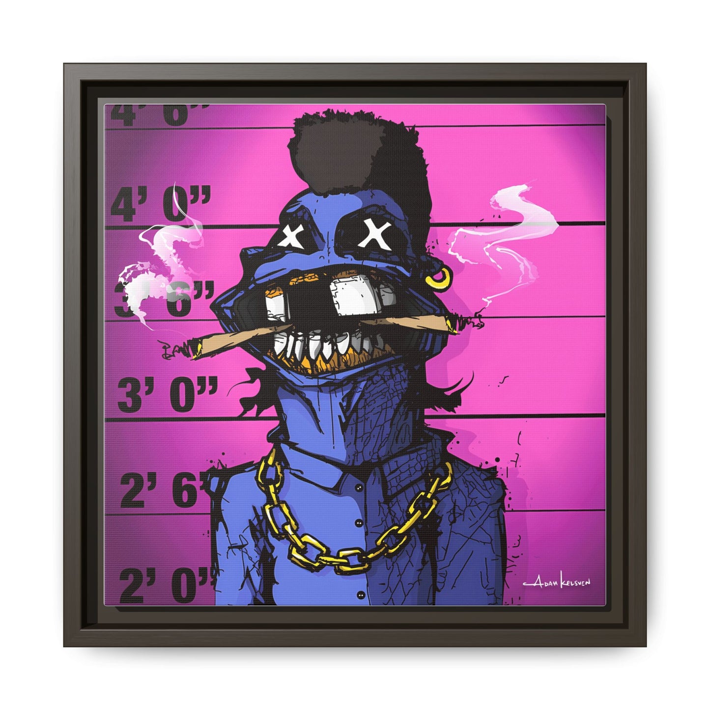 Creep #326 - Gallery Canvas Wraps, Square Frame