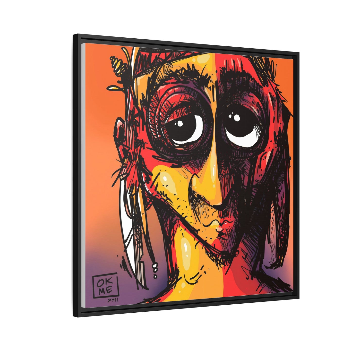 Serf - Gallery Canvas Wrap, Square Frame
