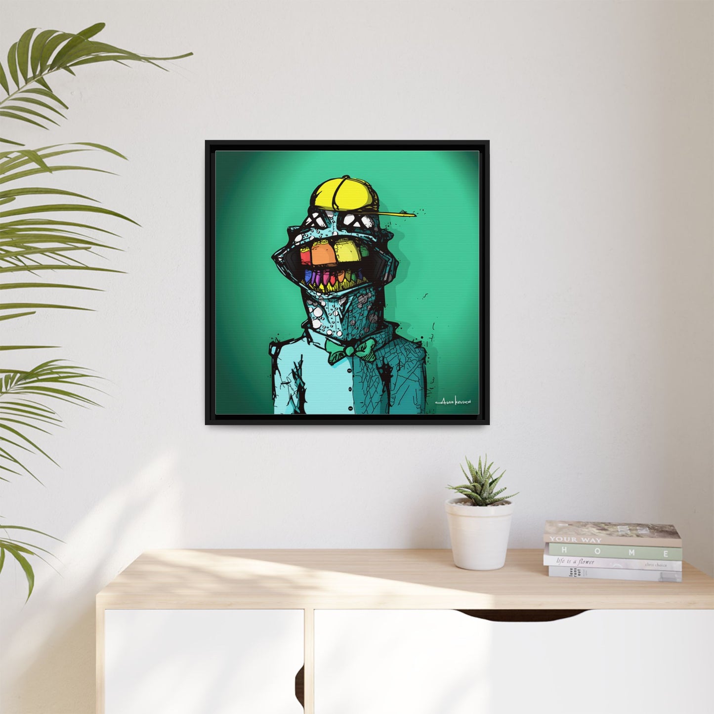 Creep #317 - Gallery Canvas Wraps, Square Frame