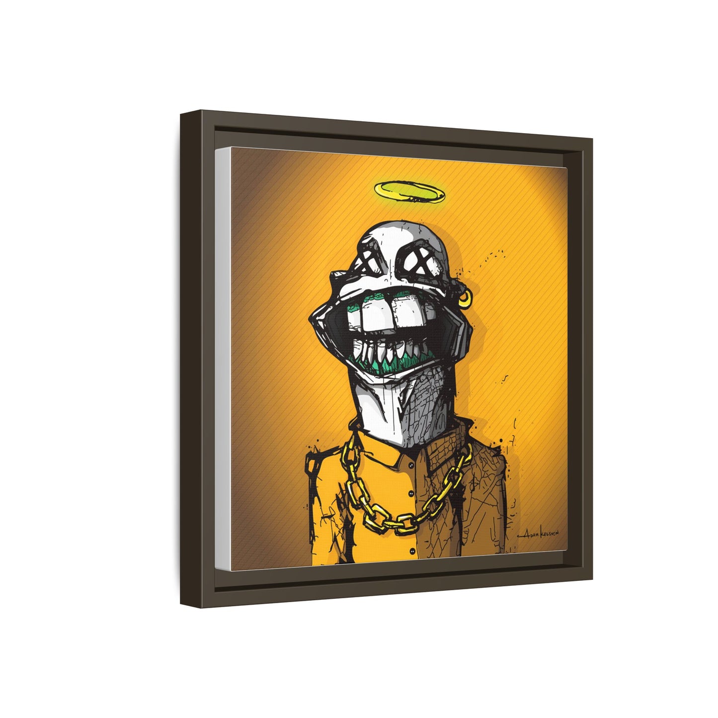 Creep #139 - Gallery Canvas Wraps, Square Frame