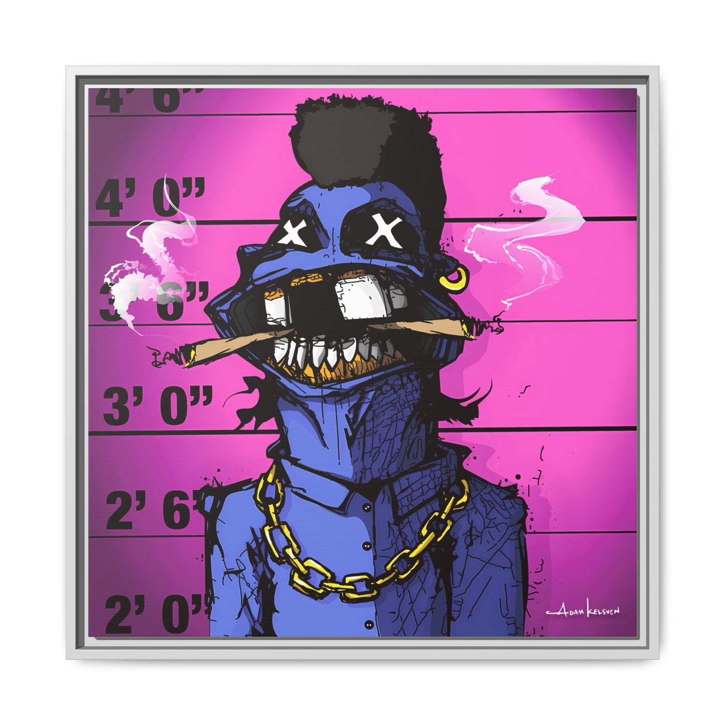 Creep #326 - Gallery Canvas Wraps, Square Frame