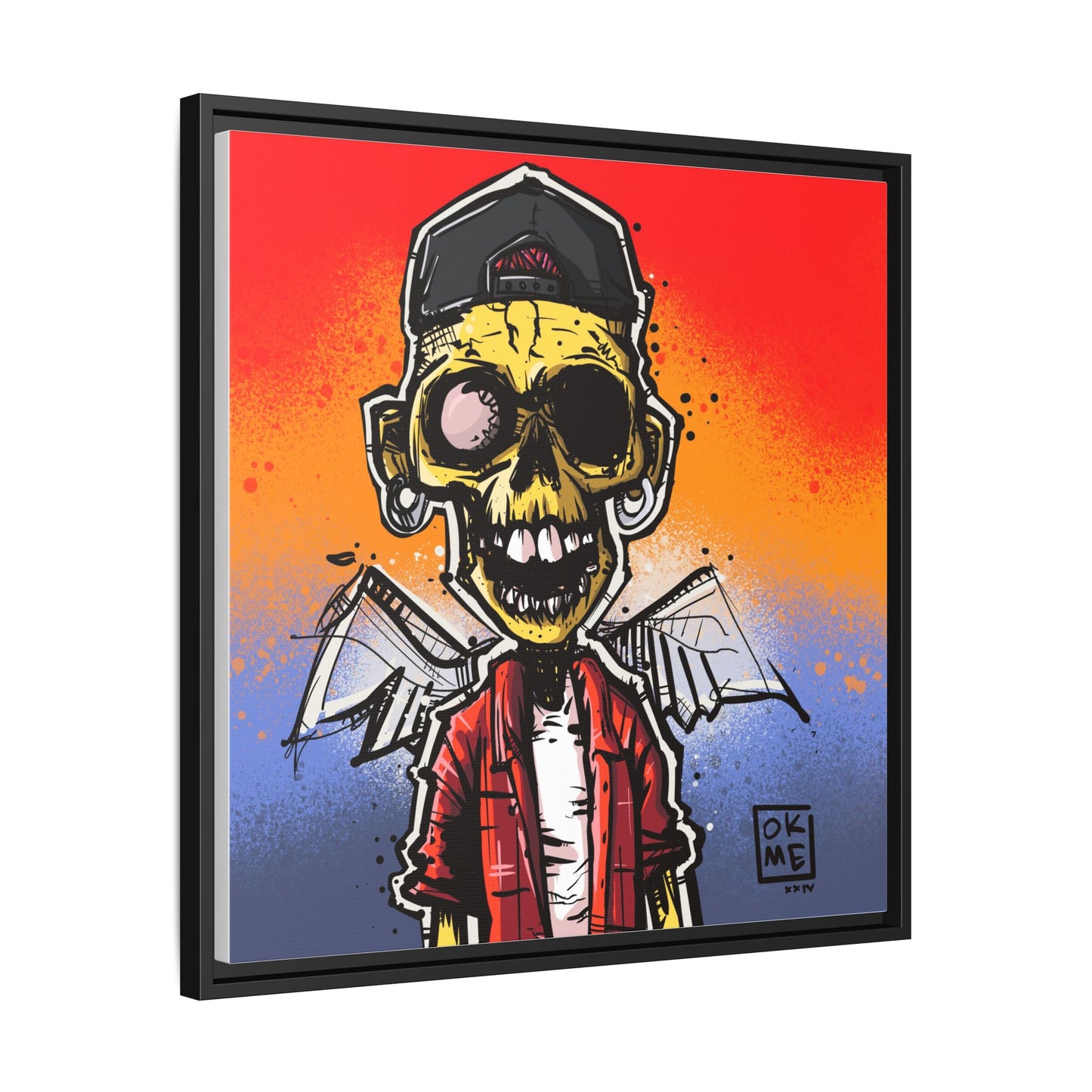 Scapula - Gallery Canvas Wrap, Square Frame