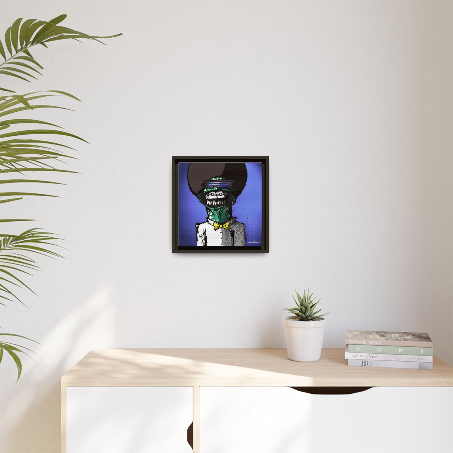 Creep #159 - Gallery Canvas Wraps, Square Frame
