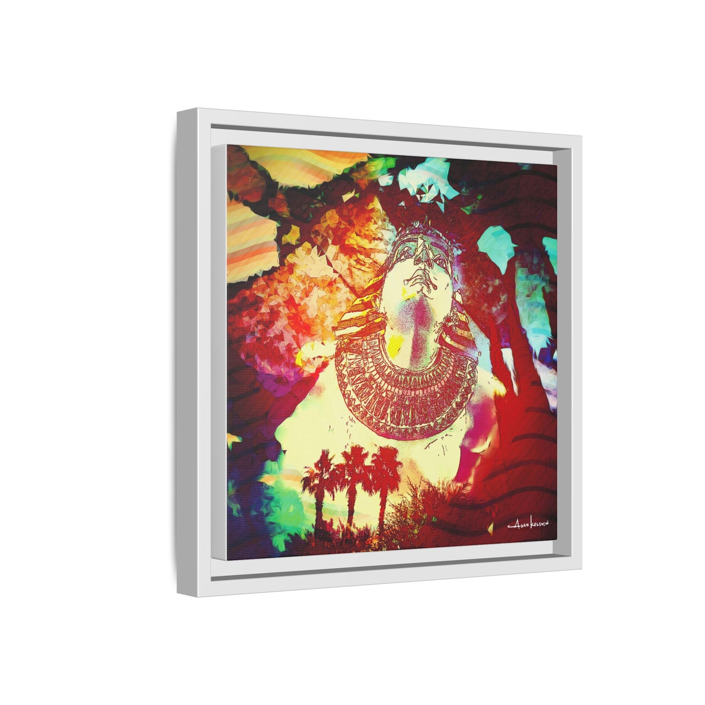 West Quest - Gallery Canvas Wrap, Square Frame