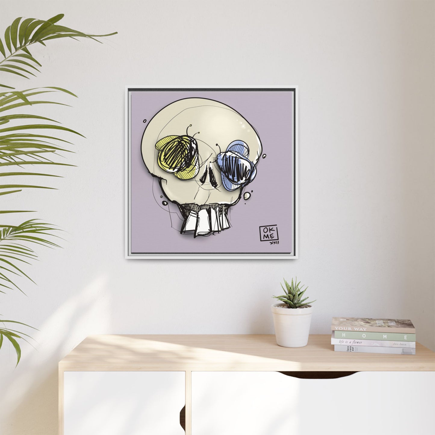Pearl - Gallery Canvas Wrap, Square Frame