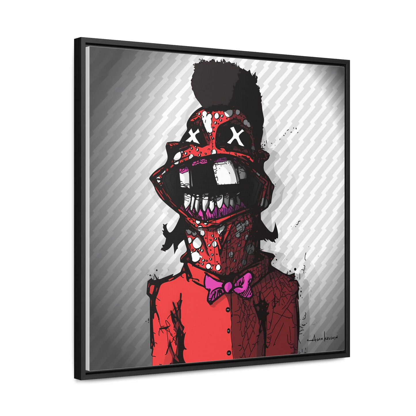 Creep #327 - Canvas Print, Square Frame
