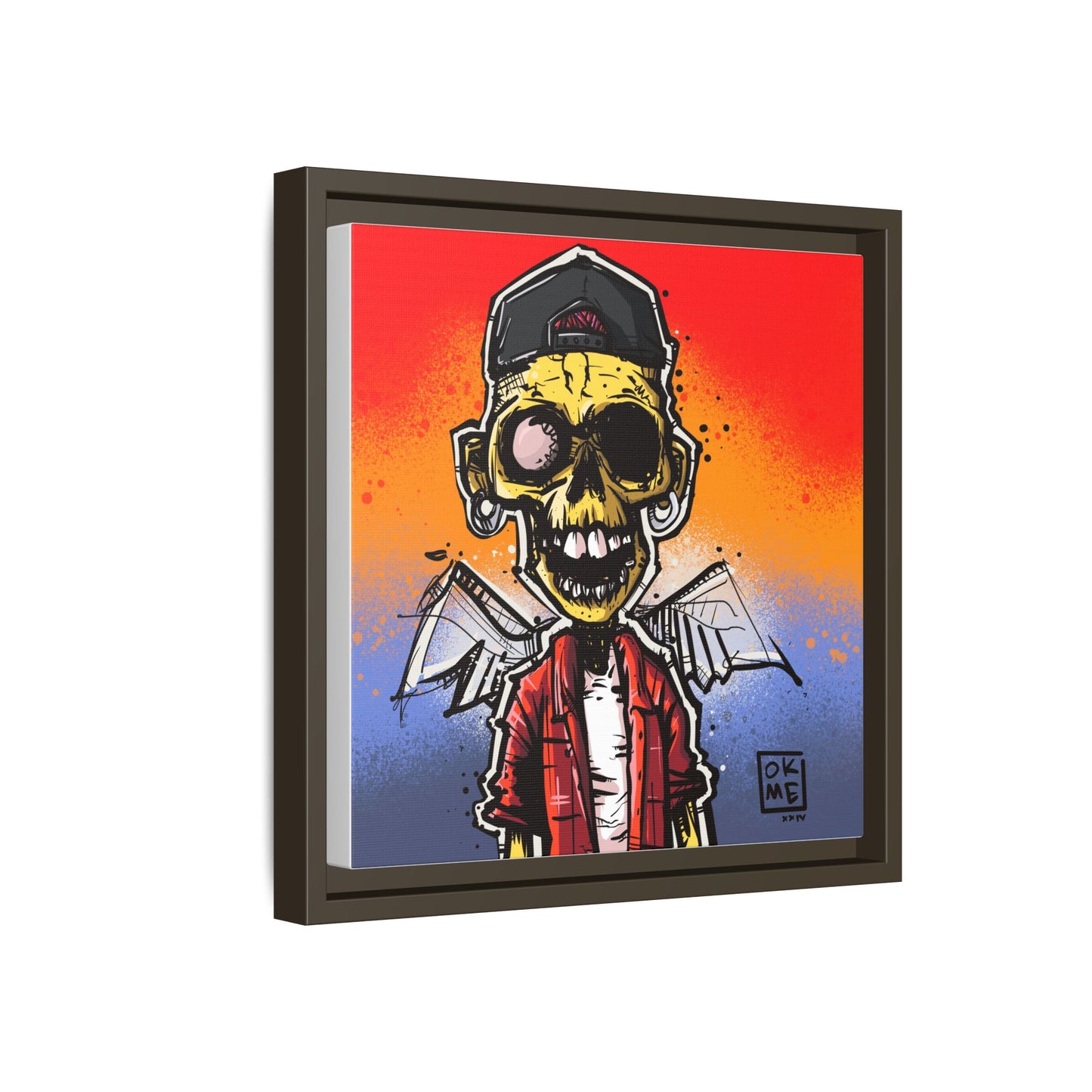 Scapula - Gallery Canvas Wrap, Square Frame