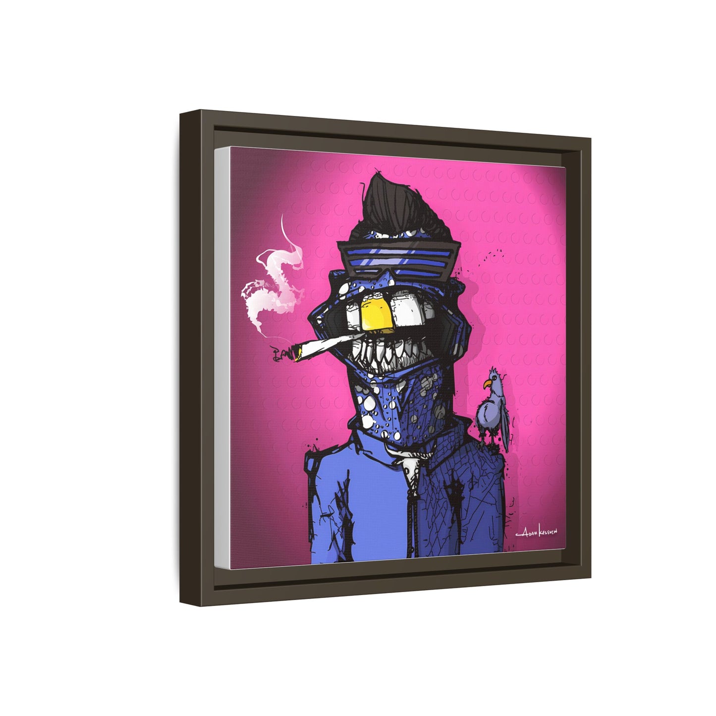 Creep #022 - Gallery Canvas Wraps, Square Frame
