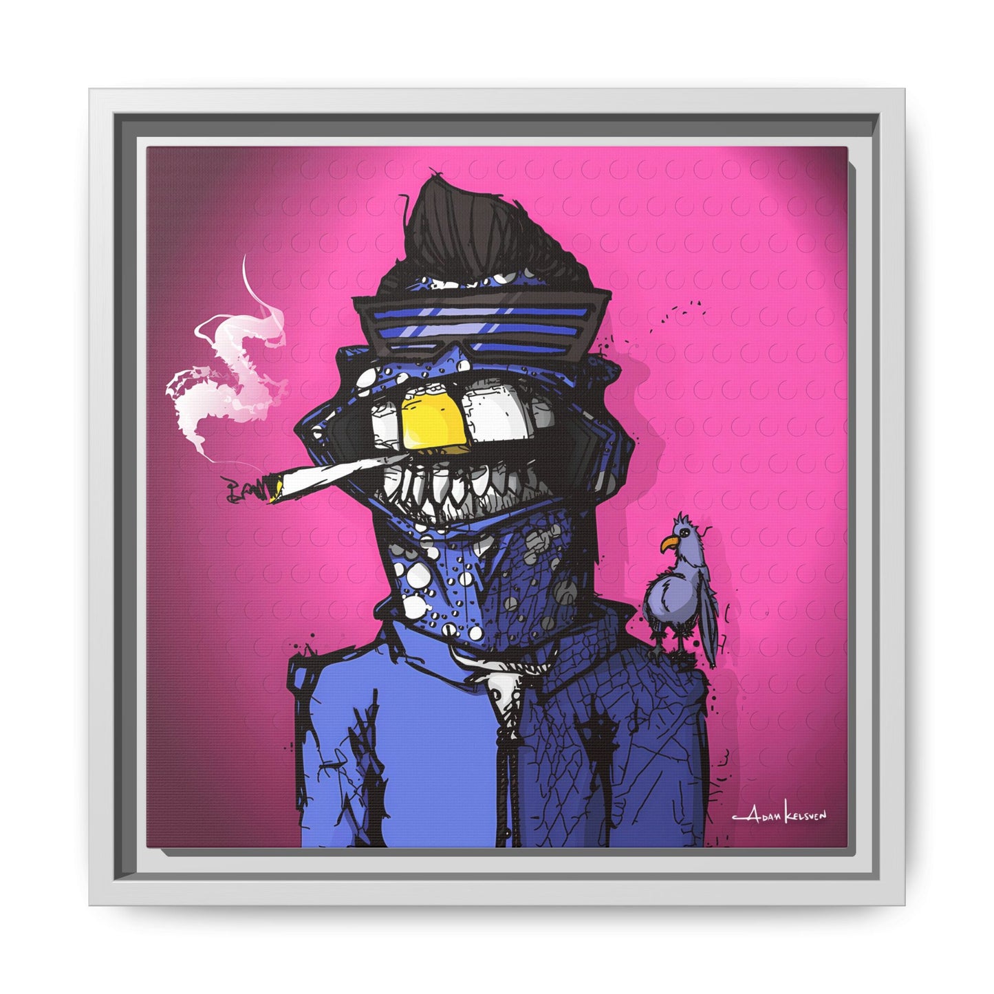 Creep #022 - Gallery Canvas Wraps, Square Frame