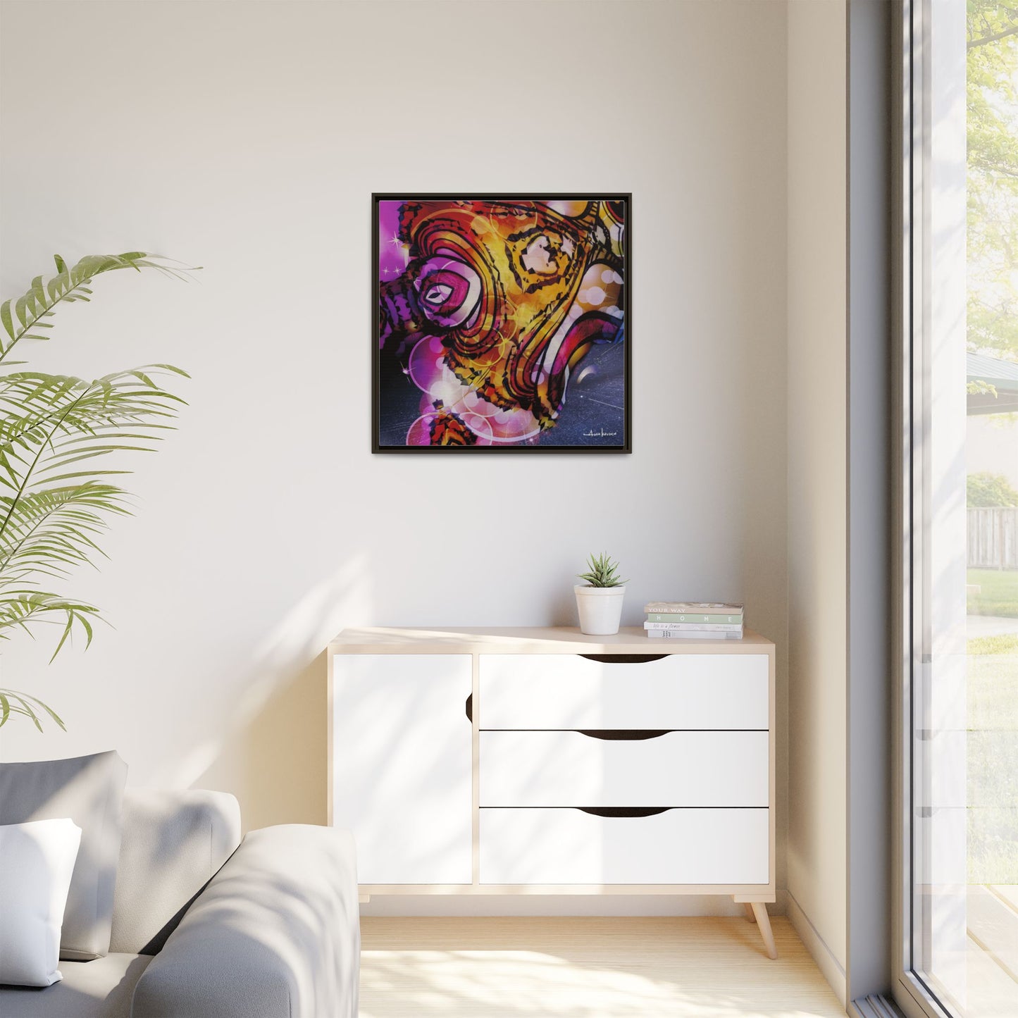 It's Pretty Out There - Gallery Canvas Wrap, Square Frame