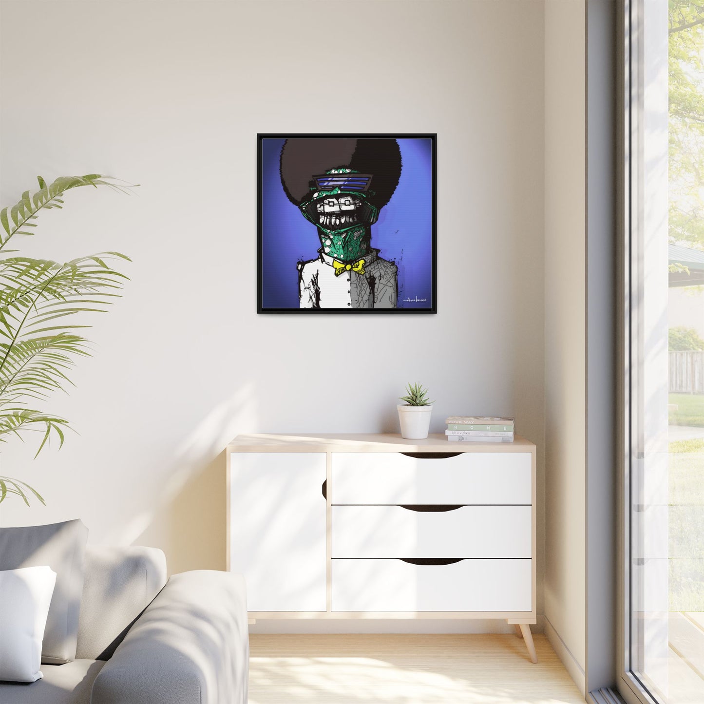Creep #159 - Gallery Canvas Wraps, Square Frame