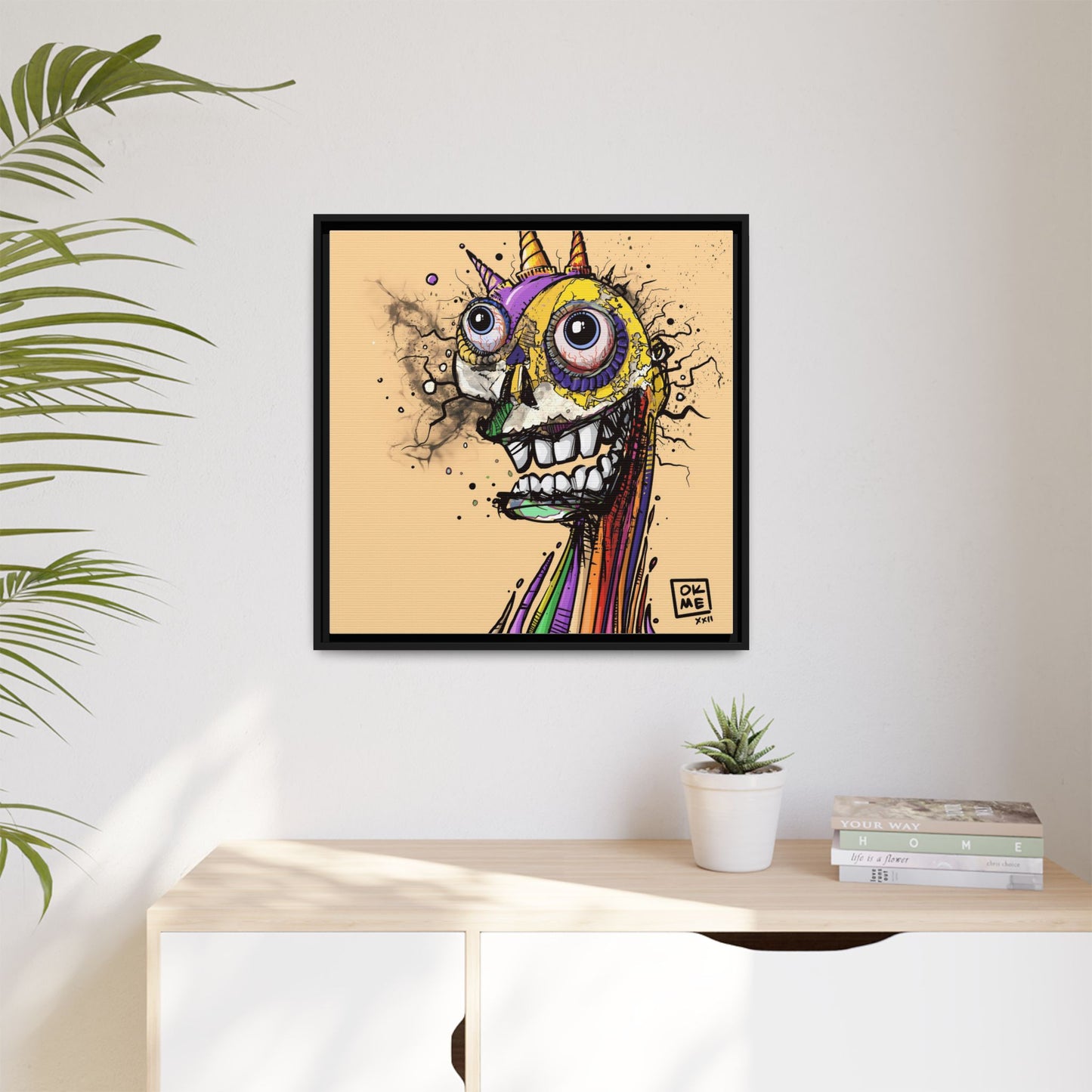 Fanta - Gallery Canvas Wrap, Square Frame