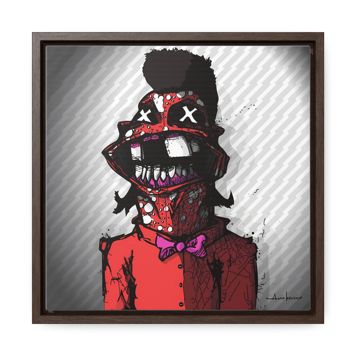 Creep #327 - Canvas Print, Square Frame