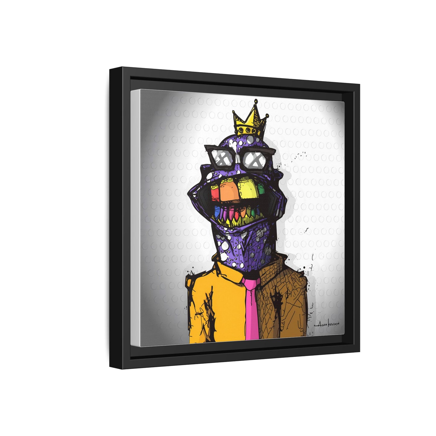 Creep #177 - Gallery Canvas Wraps, Square Frame