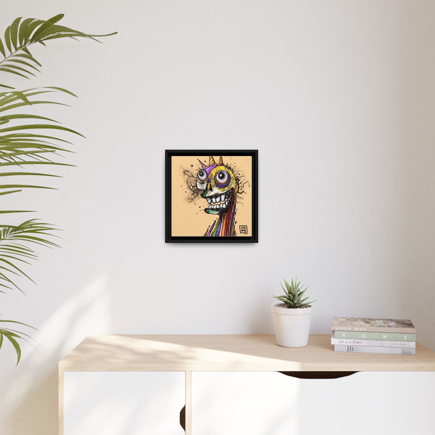 Fanta - Gallery Canvas Wrap, Square Frame