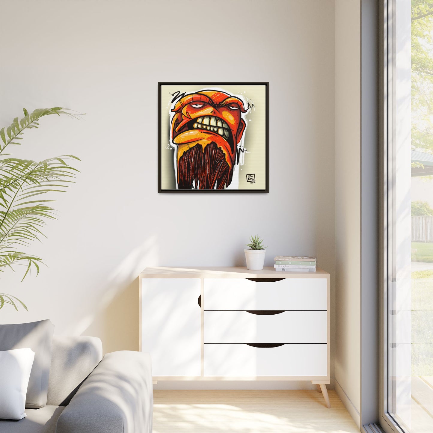 Heavy - Gallery Canvas Wrap, Square Frame
