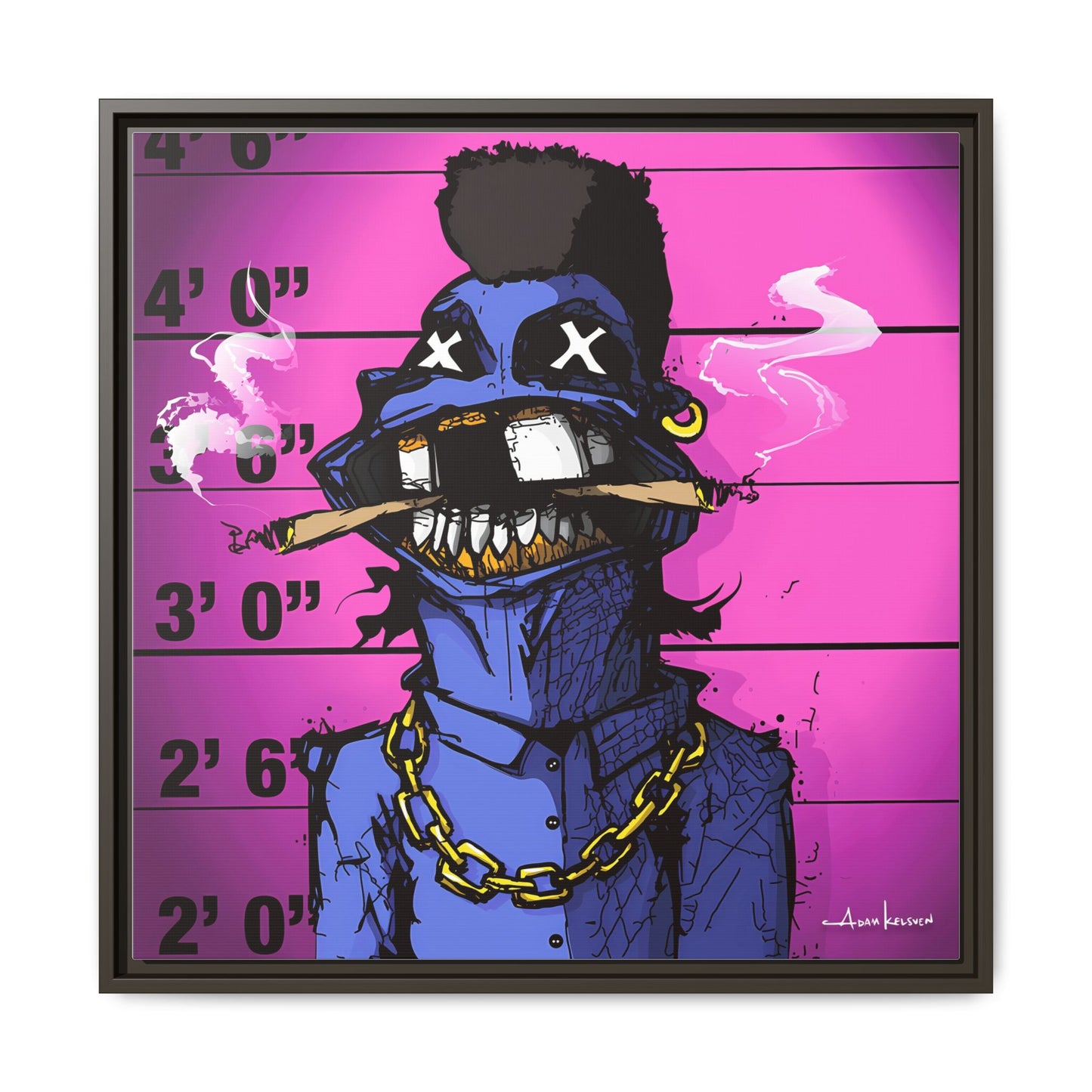 Creep #326 - Gallery Canvas Wraps, Square Frame
