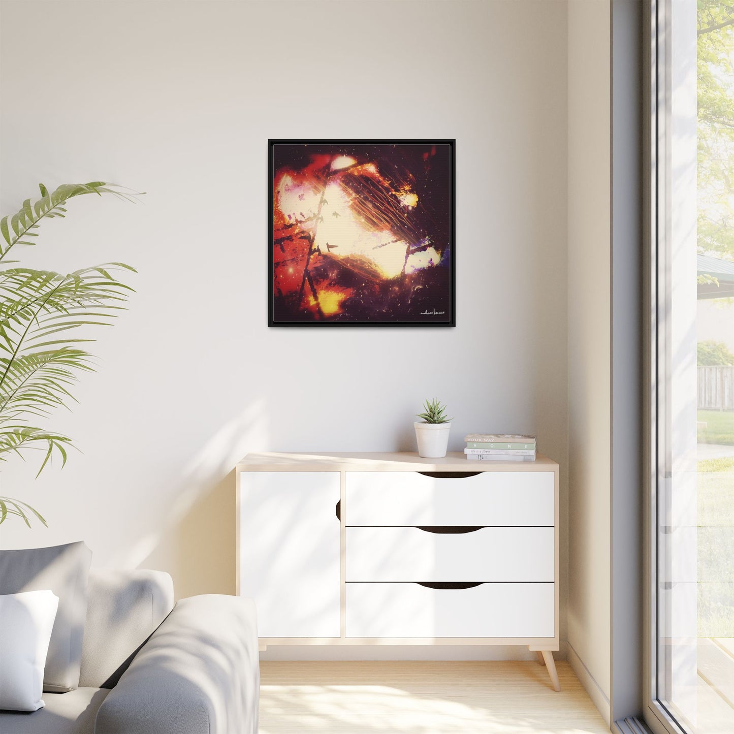 Universal Leak - Gallery Canvas Wrap, Square Frame