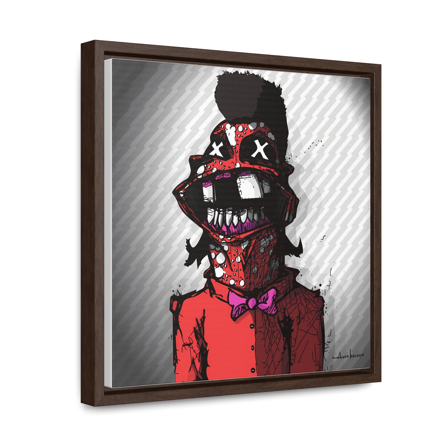 Creep #327 - Canvas Print, Square Frame