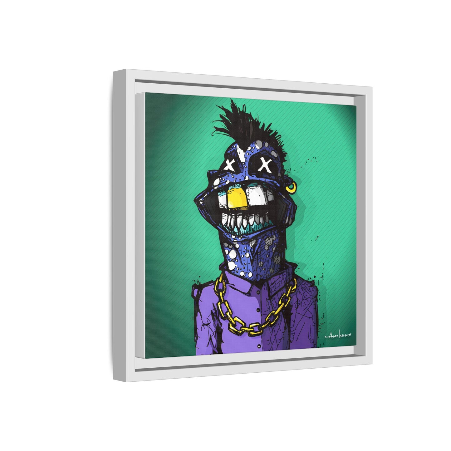 Creep #169 - Gallery Canvas Wraps, Square Frame