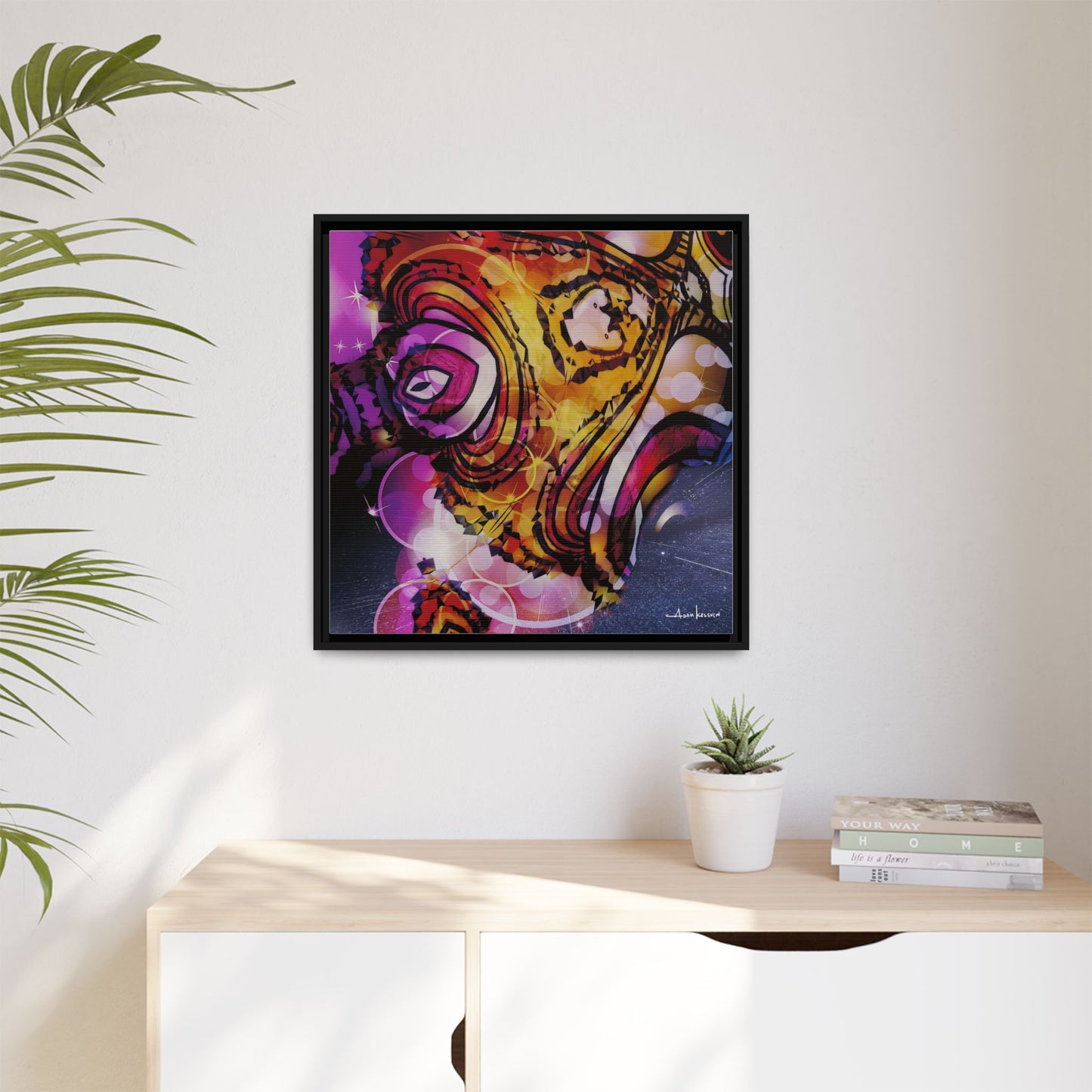 It's Pretty Out There - Gallery Canvas Wrap, Square Frame