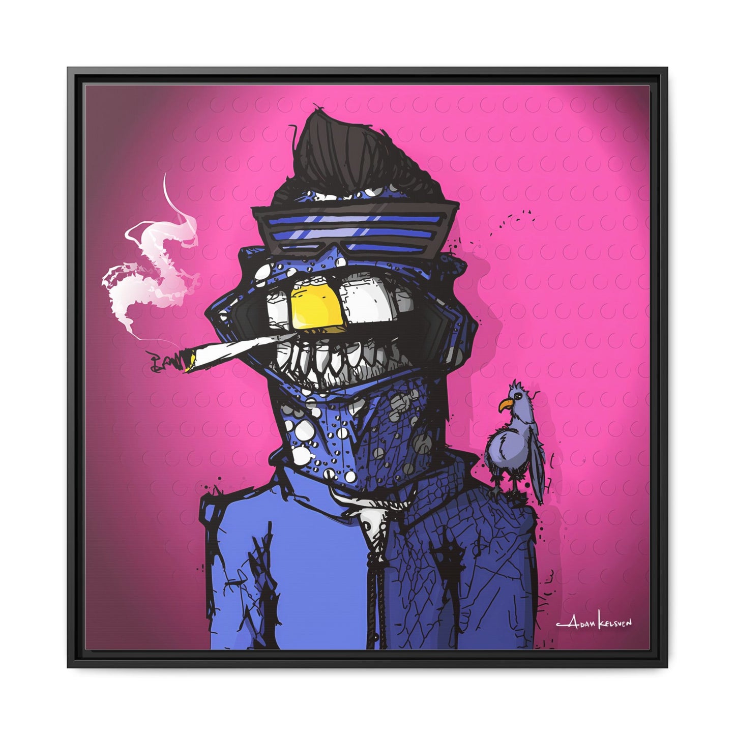 Creep #022 - Gallery Canvas Wraps, Square Frame