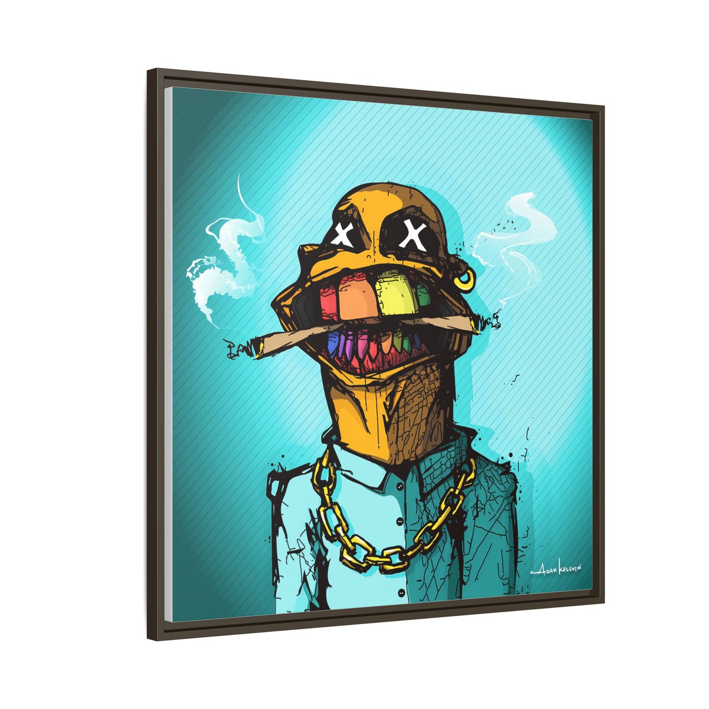 Creep #240 - Gallery Canvas Wraps, Square Frame