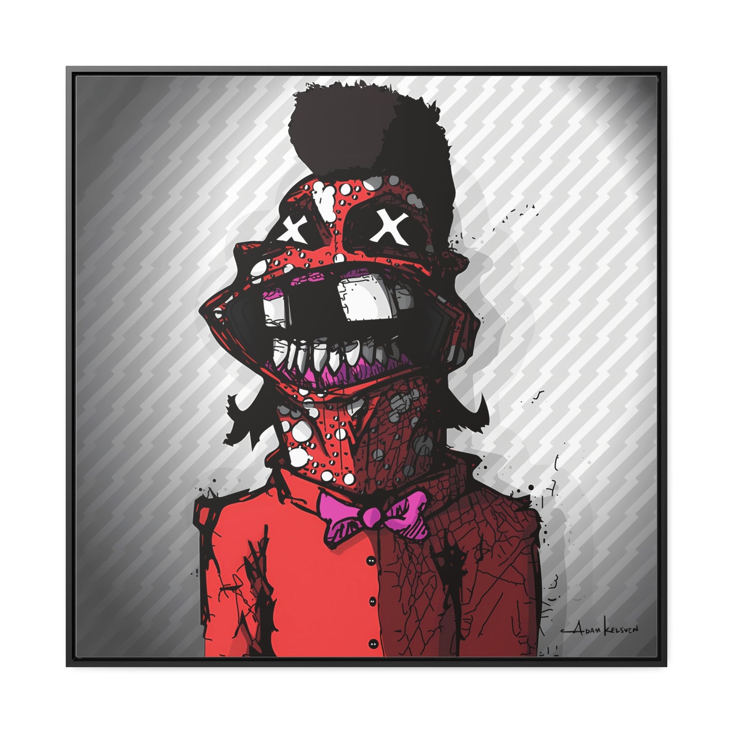 Creep #327 - Canvas Print, Square Frame