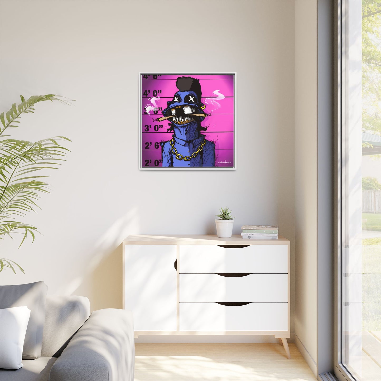Creep #326 - Gallery Canvas Wraps, Square Frame