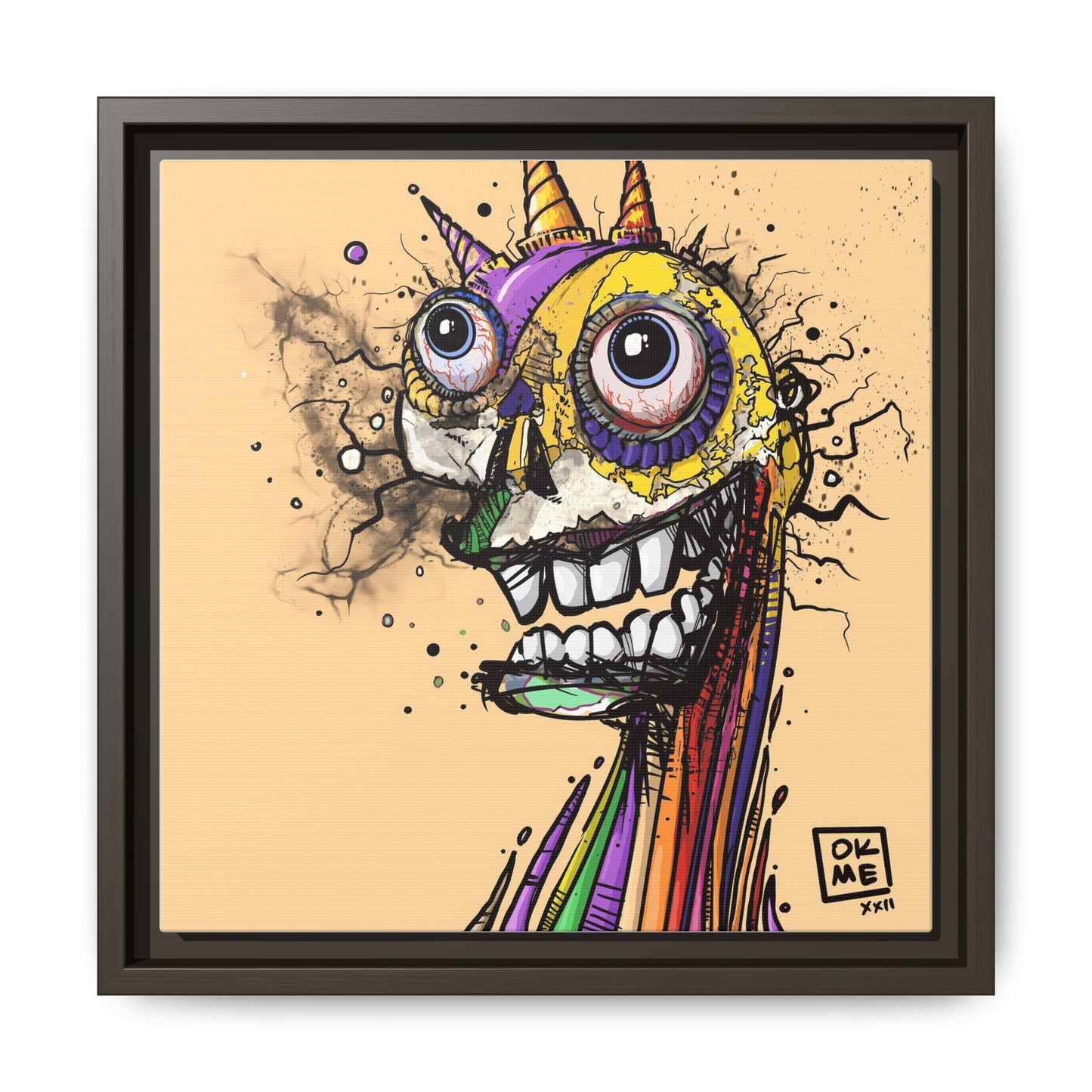 Fanta - Gallery Canvas Wrap, Square Frame