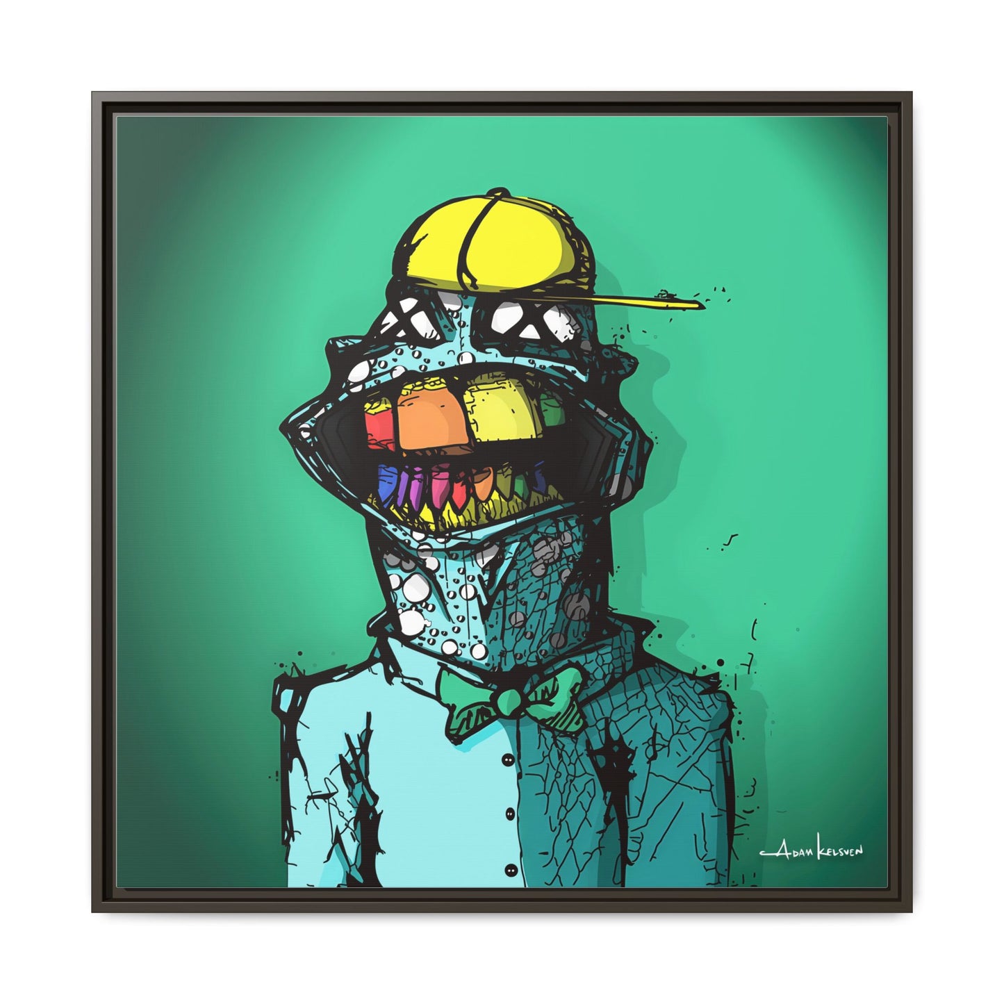 Creep #317 - Gallery Canvas Wraps, Square Frame
