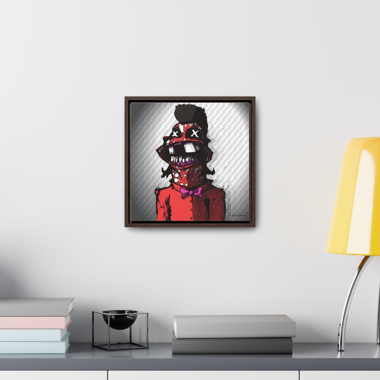 Creep #327 - Canvas Print, Square Frame