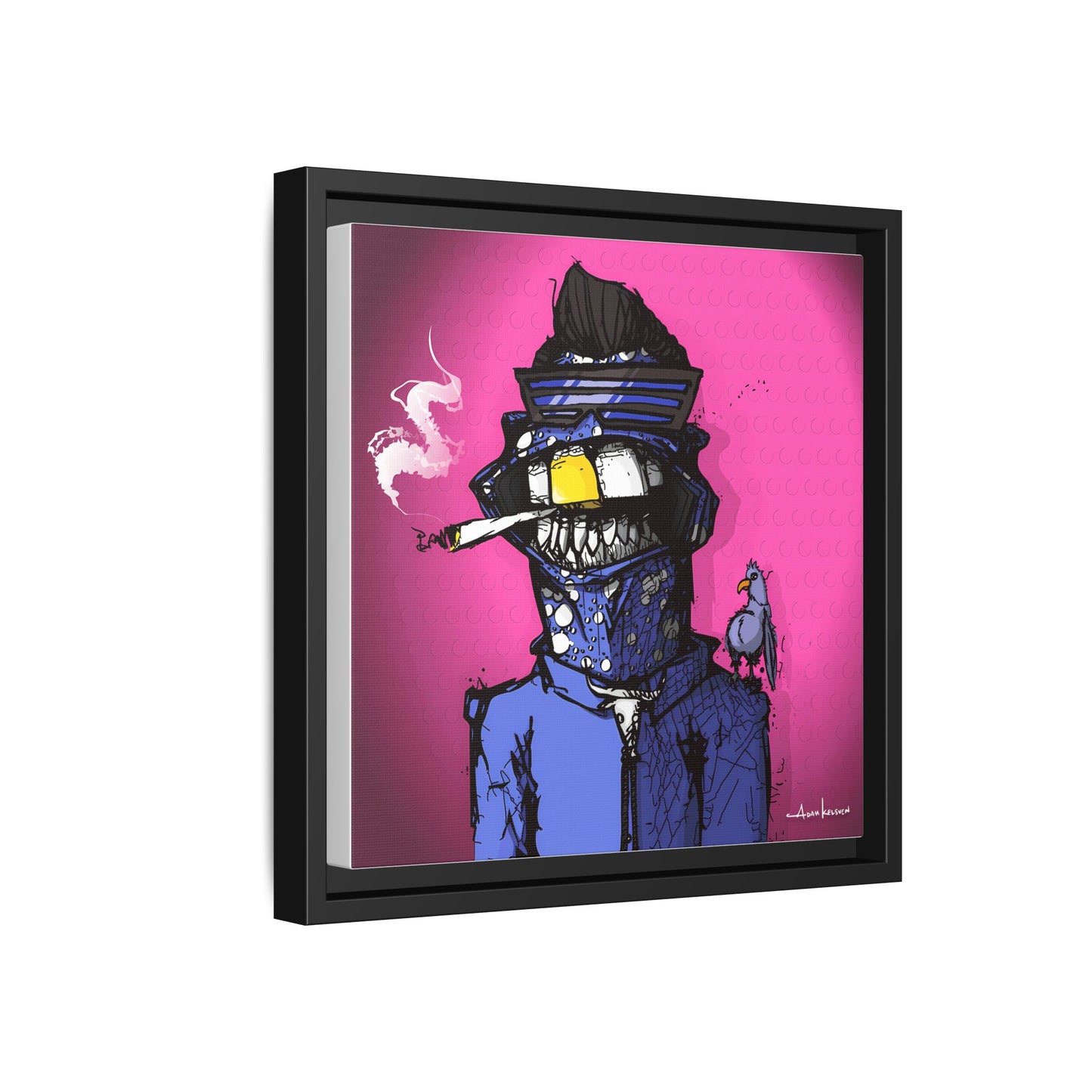 Creep #022 - Gallery Canvas Wraps, Square Frame