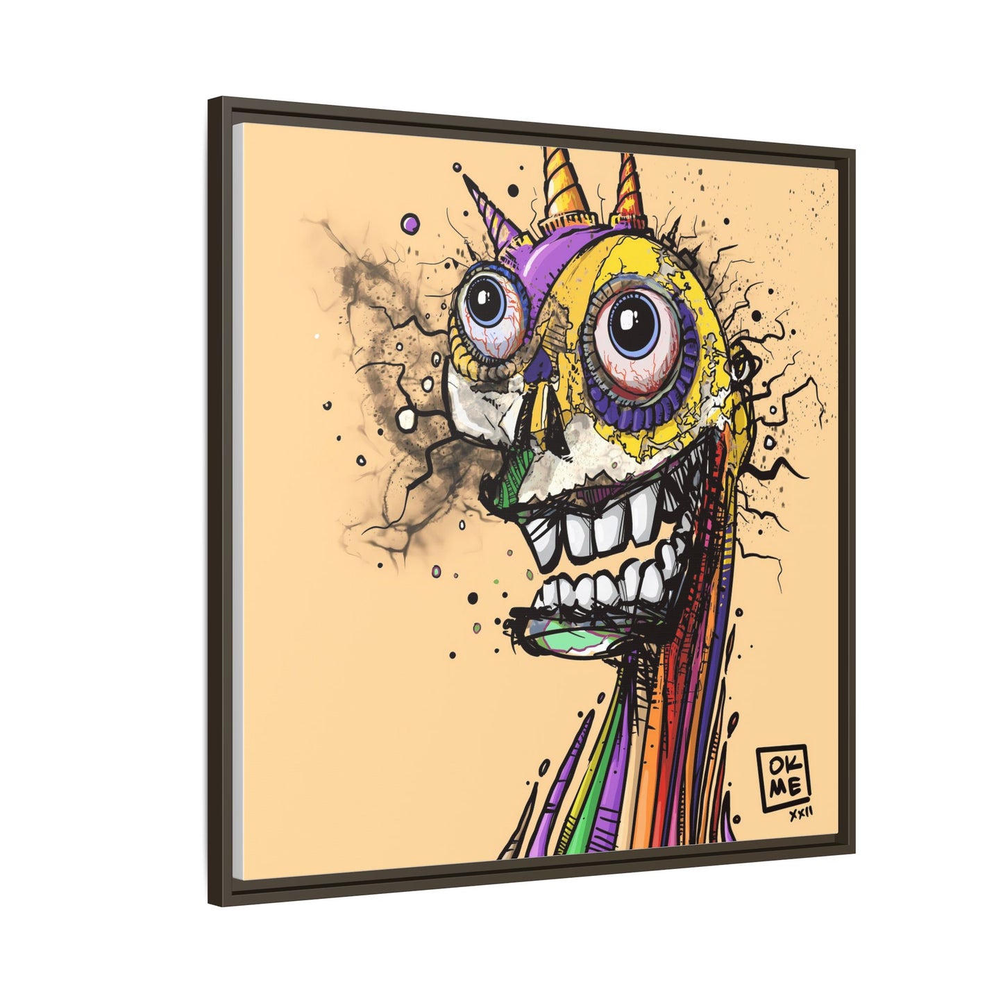 Fanta - Gallery Canvas Wrap, Square Frame