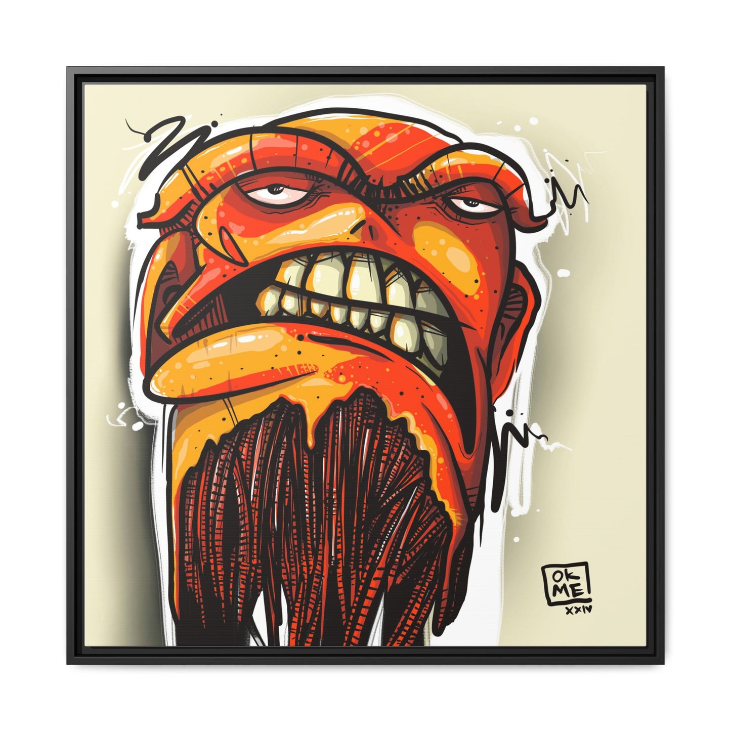 Heavy - Gallery Canvas Wrap, Square Frame