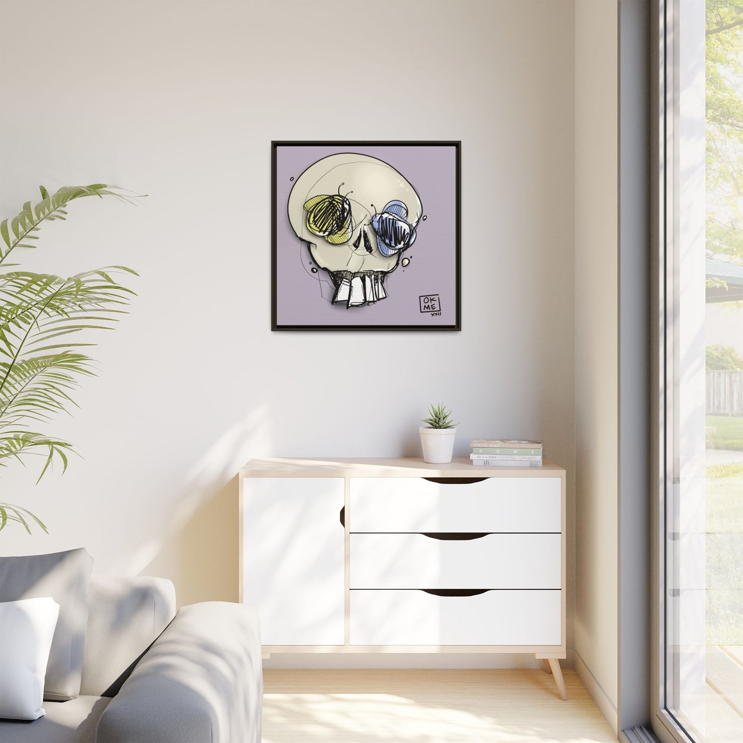 Pearl - Gallery Canvas Wrap, Square Frame