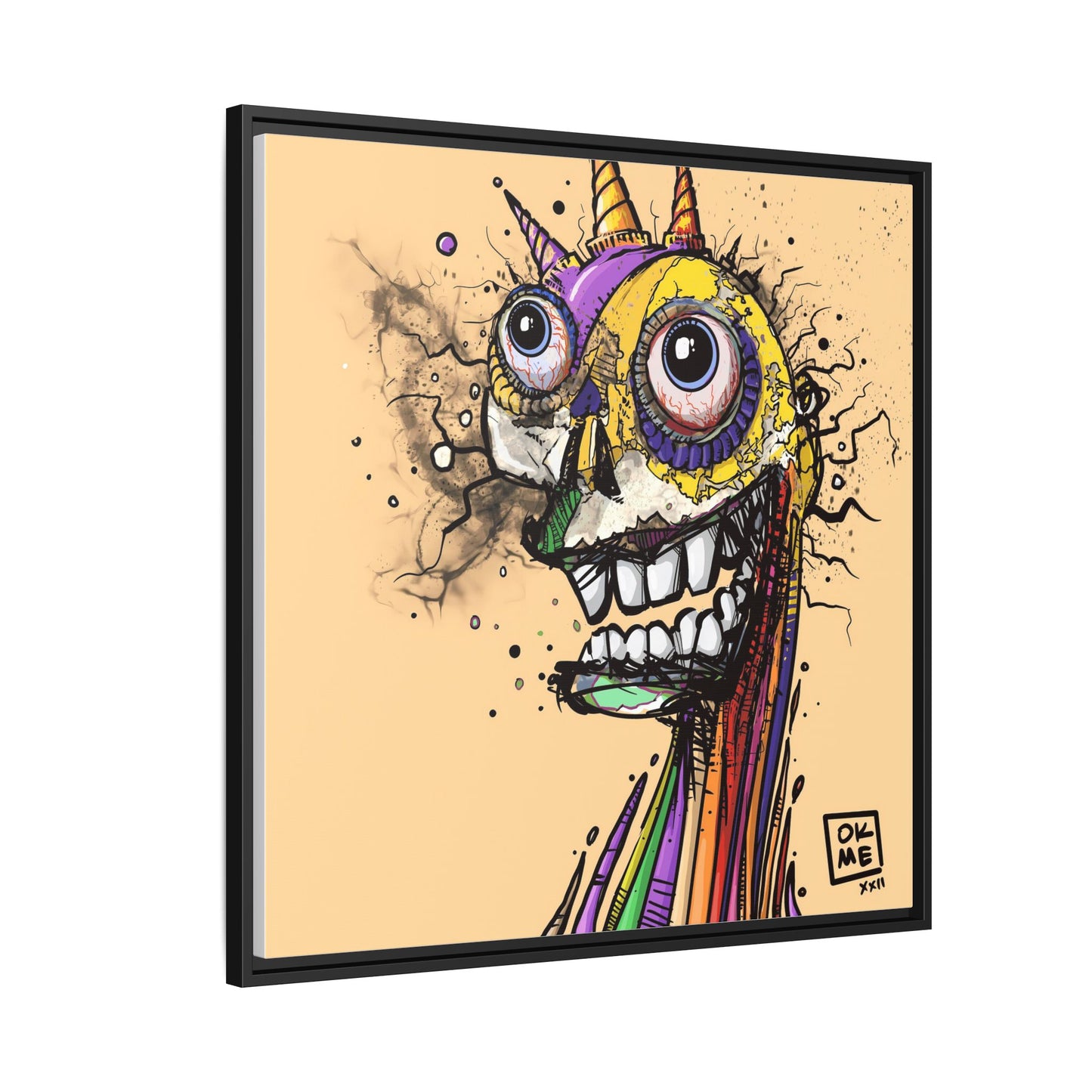 Fanta - Gallery Canvas Wrap, Square Frame