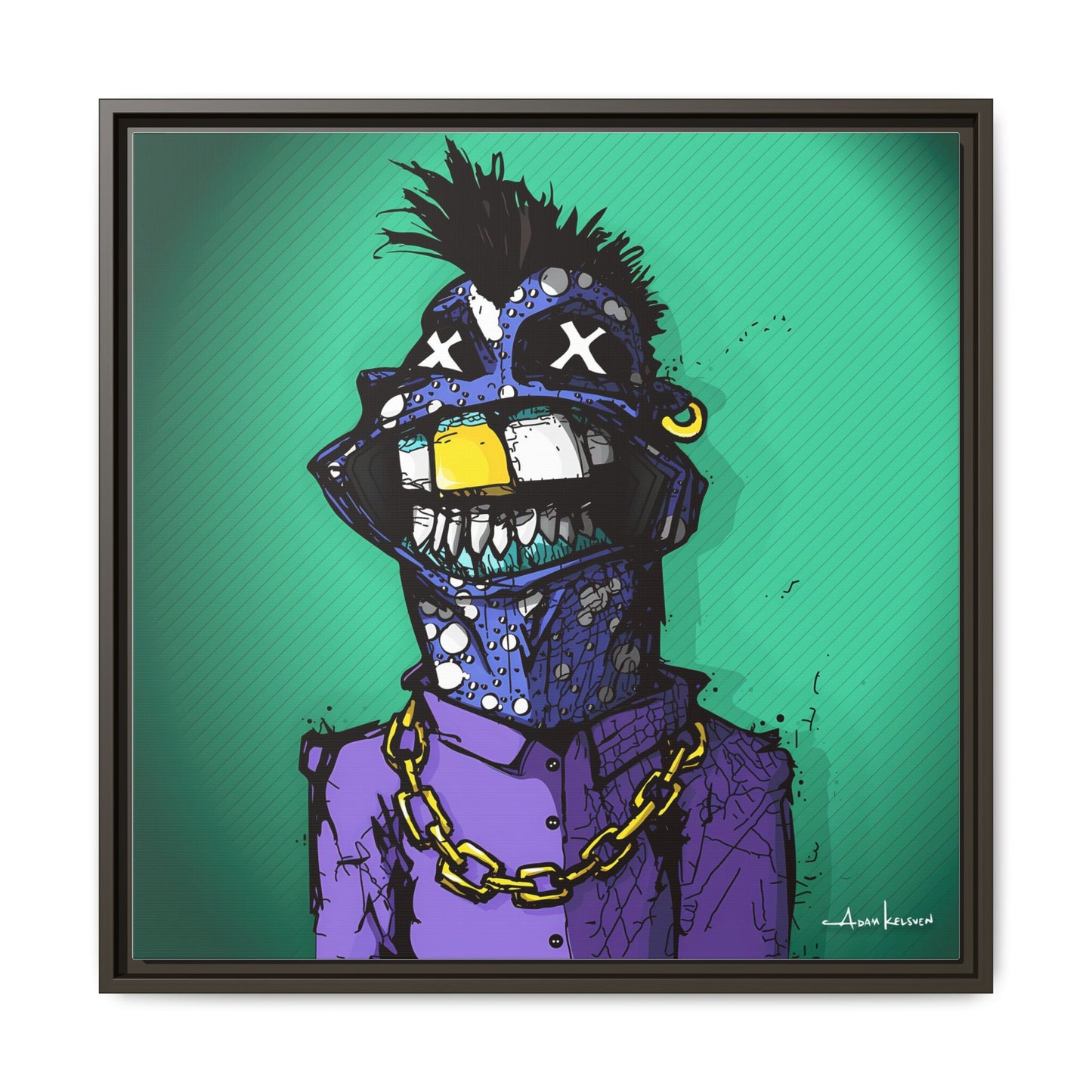 Creep #169 - Gallery Canvas Wraps, Square Frame