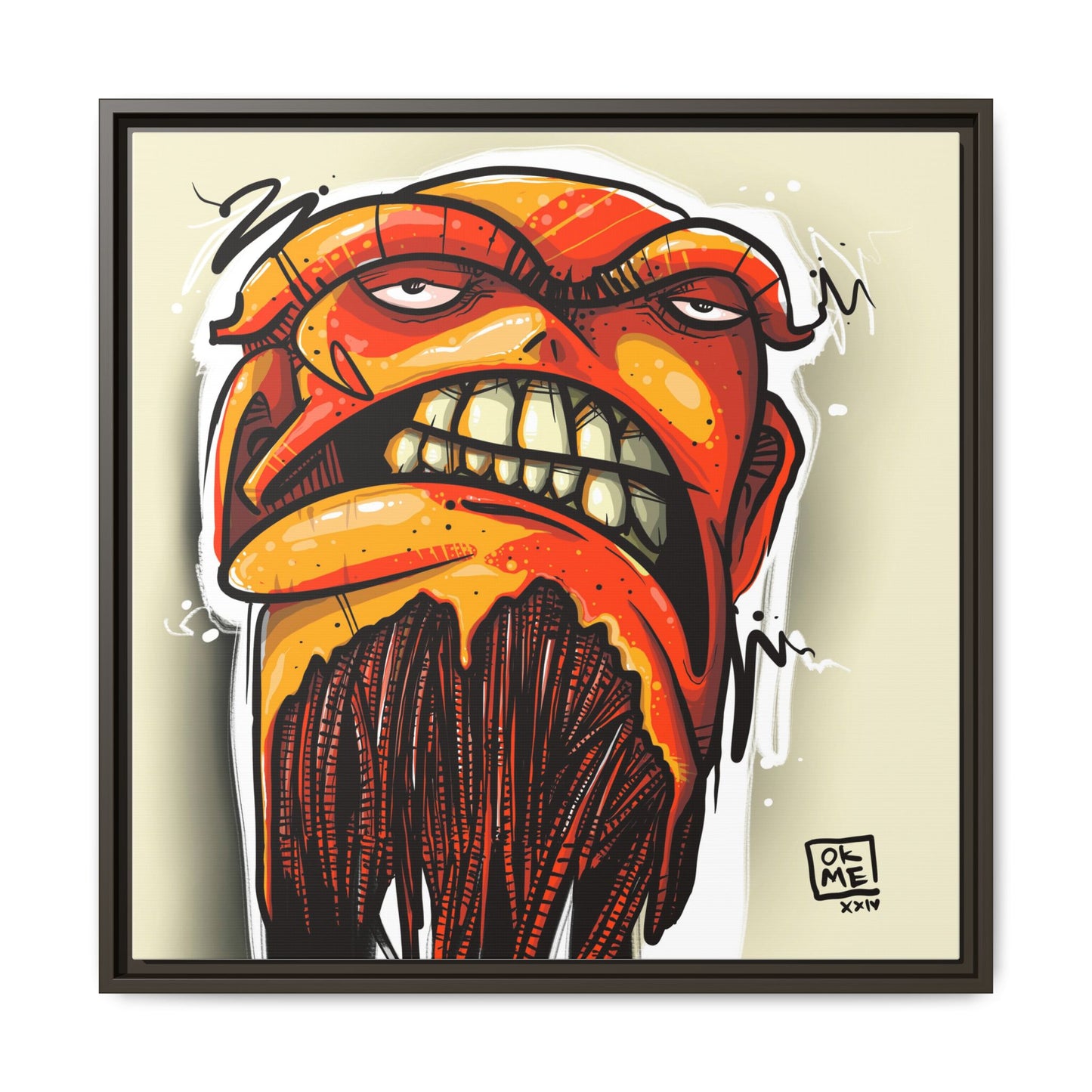 Heavy - Gallery Canvas Wrap, Square Frame