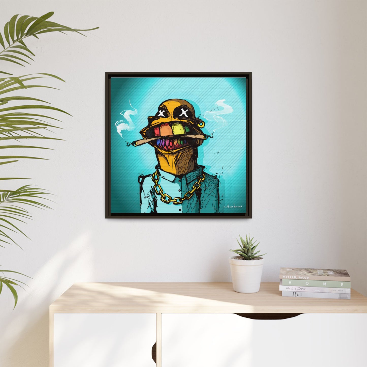 Creep #240 - Gallery Canvas Wraps, Square Frame