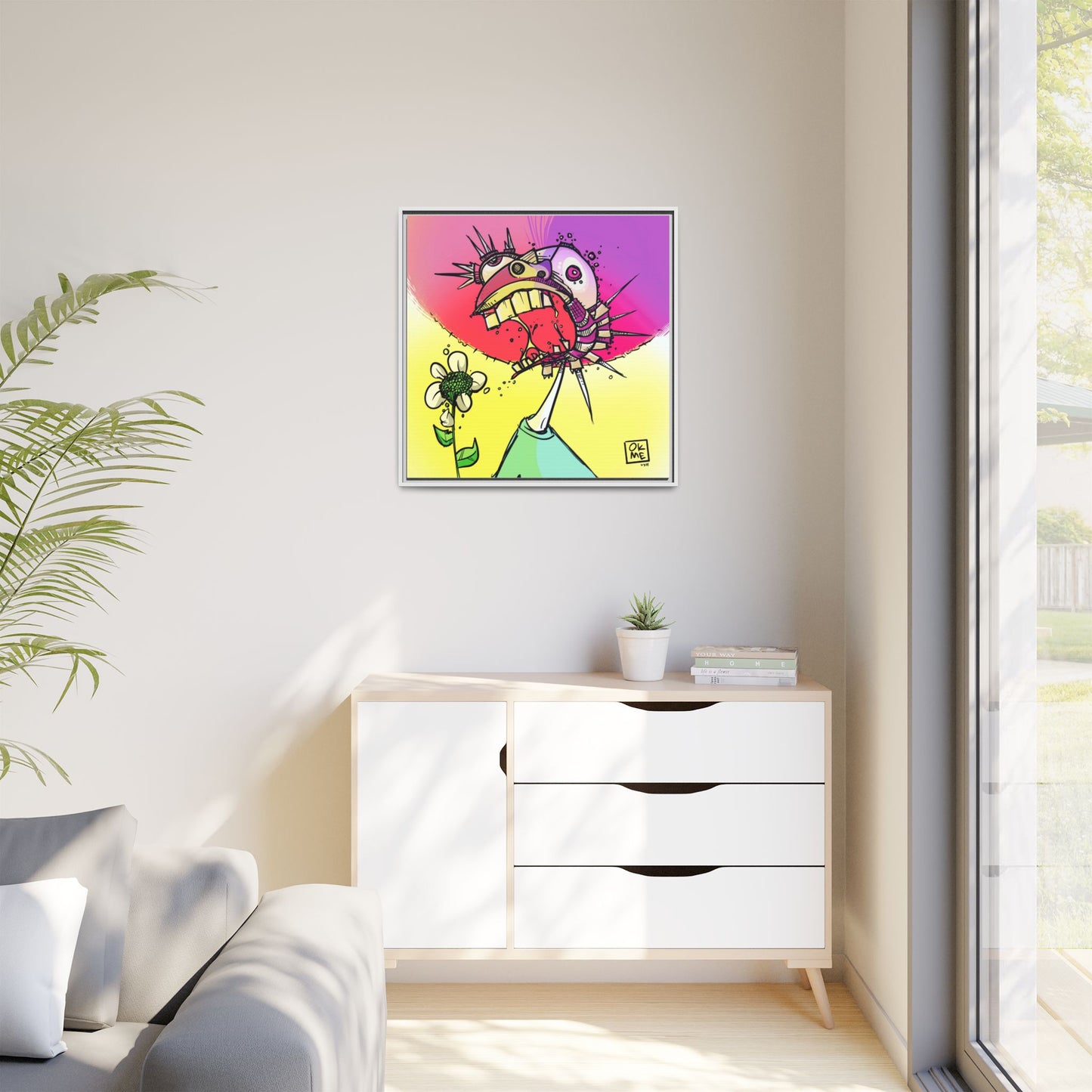 Myah - Gallery Canvas Wrap, Square Frame