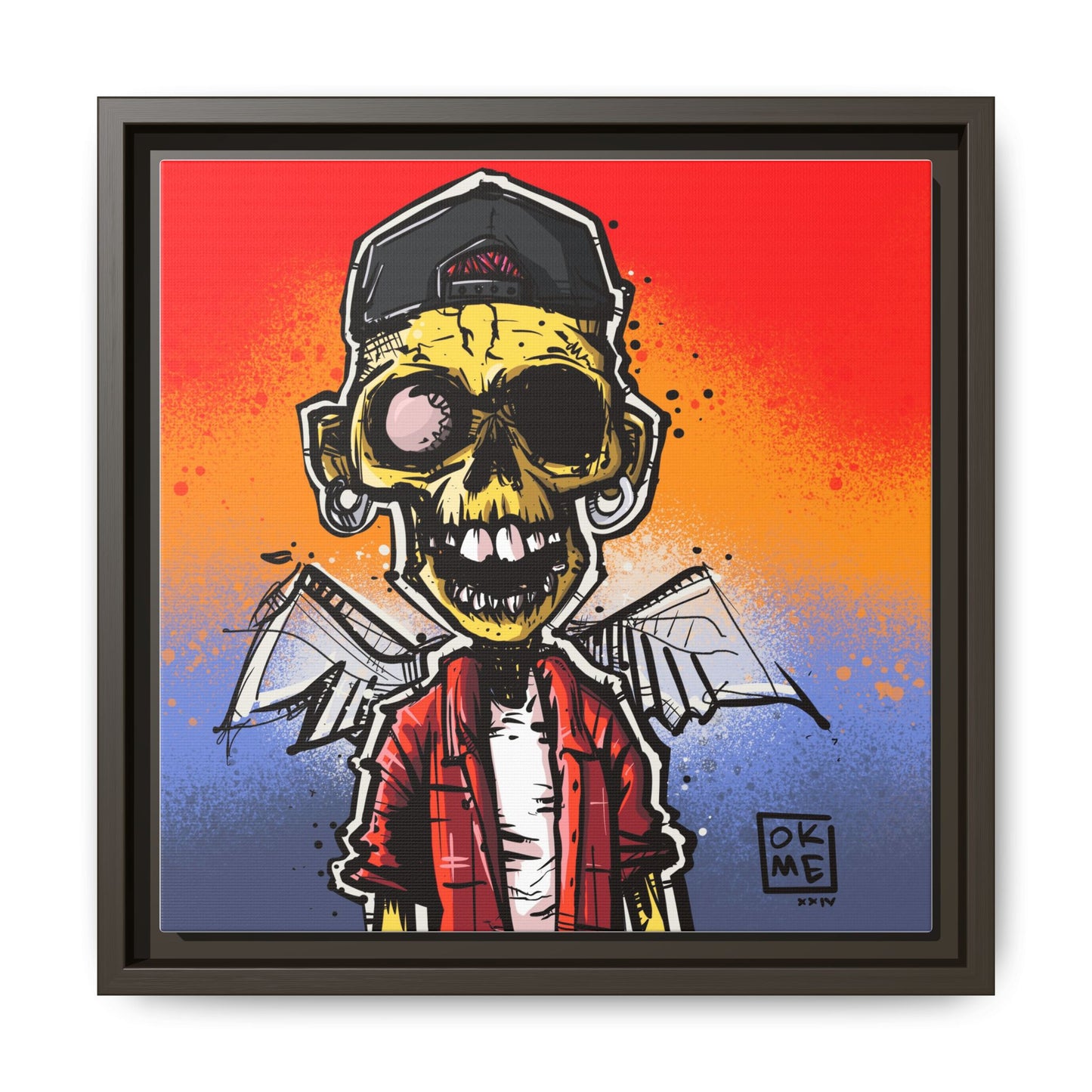 Scapula - Gallery Canvas Wrap, Square Frame