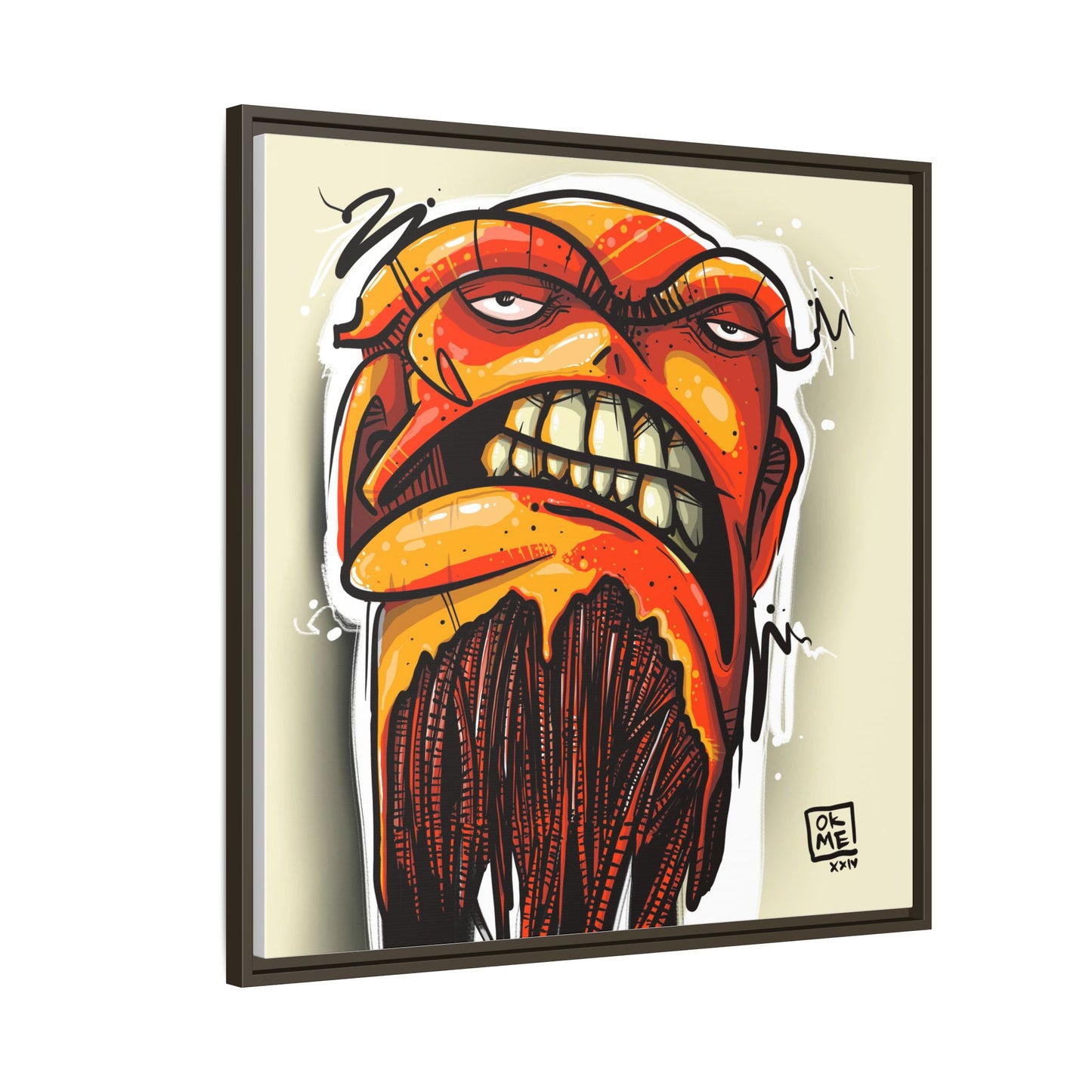 Heavy - Gallery Canvas Wrap, Square Frame