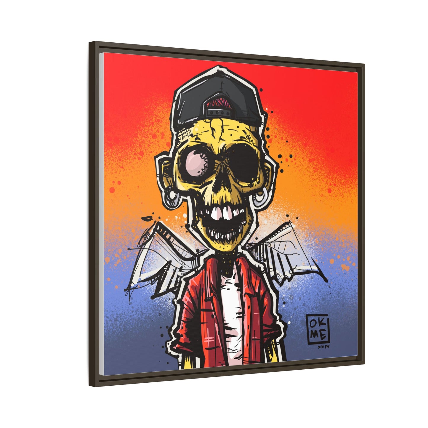 Scapula - Gallery Canvas Wrap, Square Frame