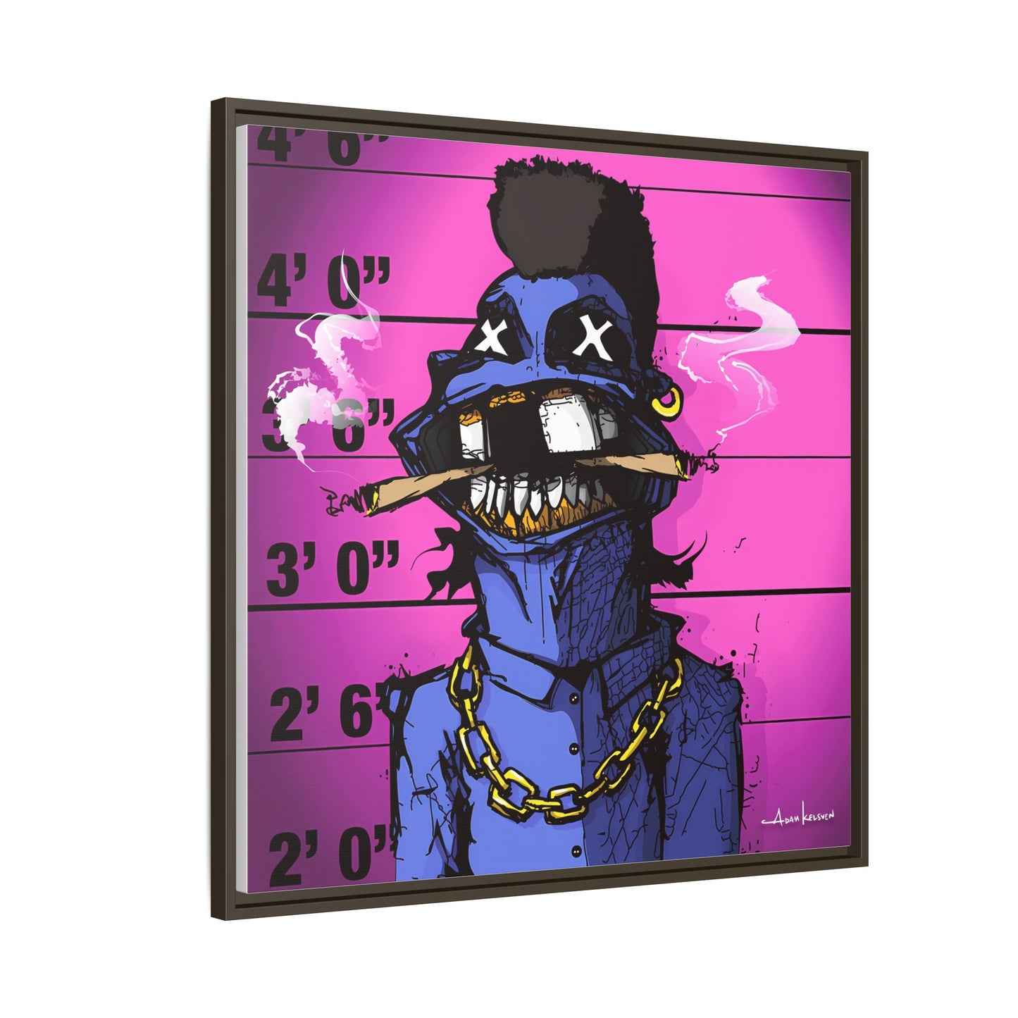 Creep #326 - Gallery Canvas Wraps, Square Frame