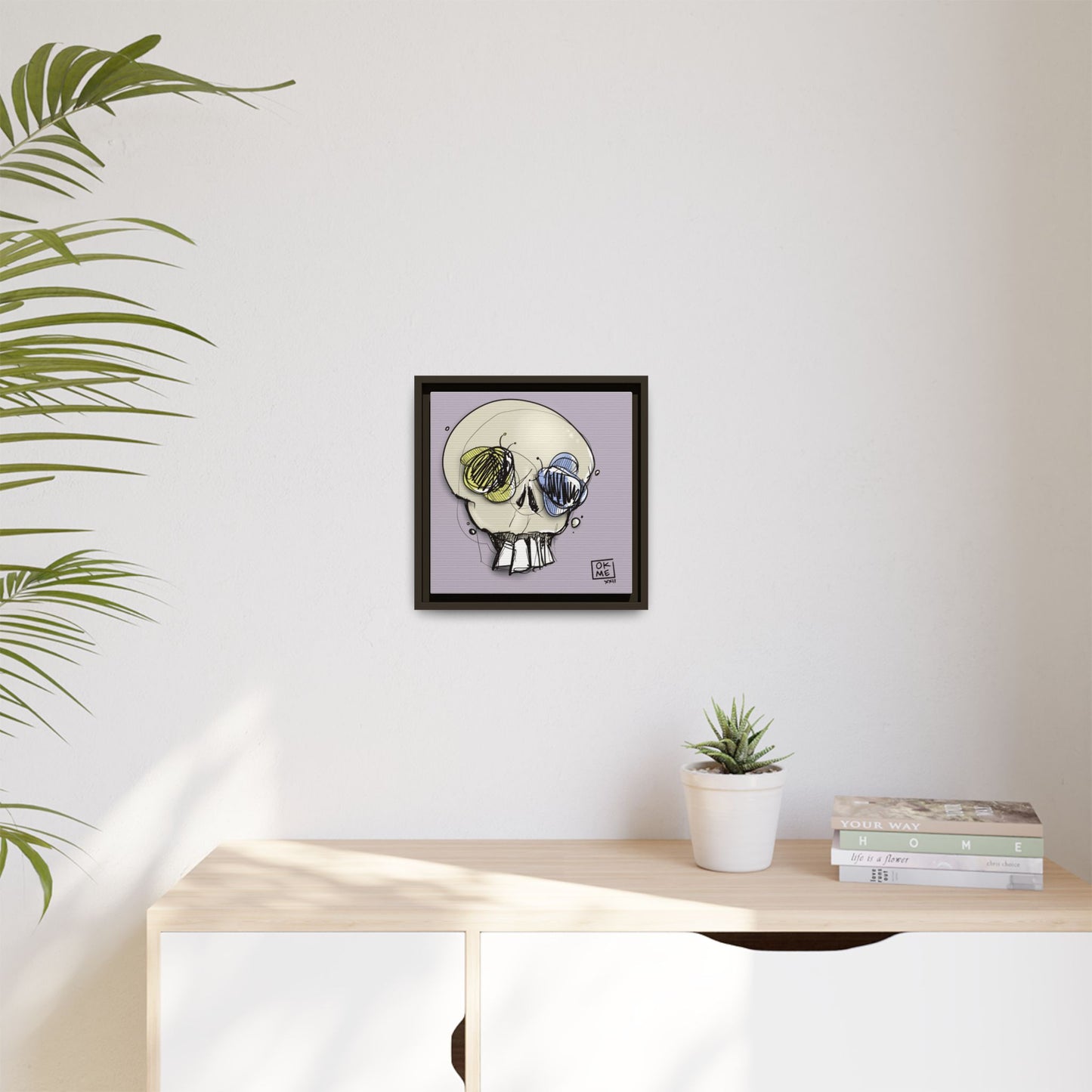 Pearl - Gallery Canvas Wrap, Square Frame