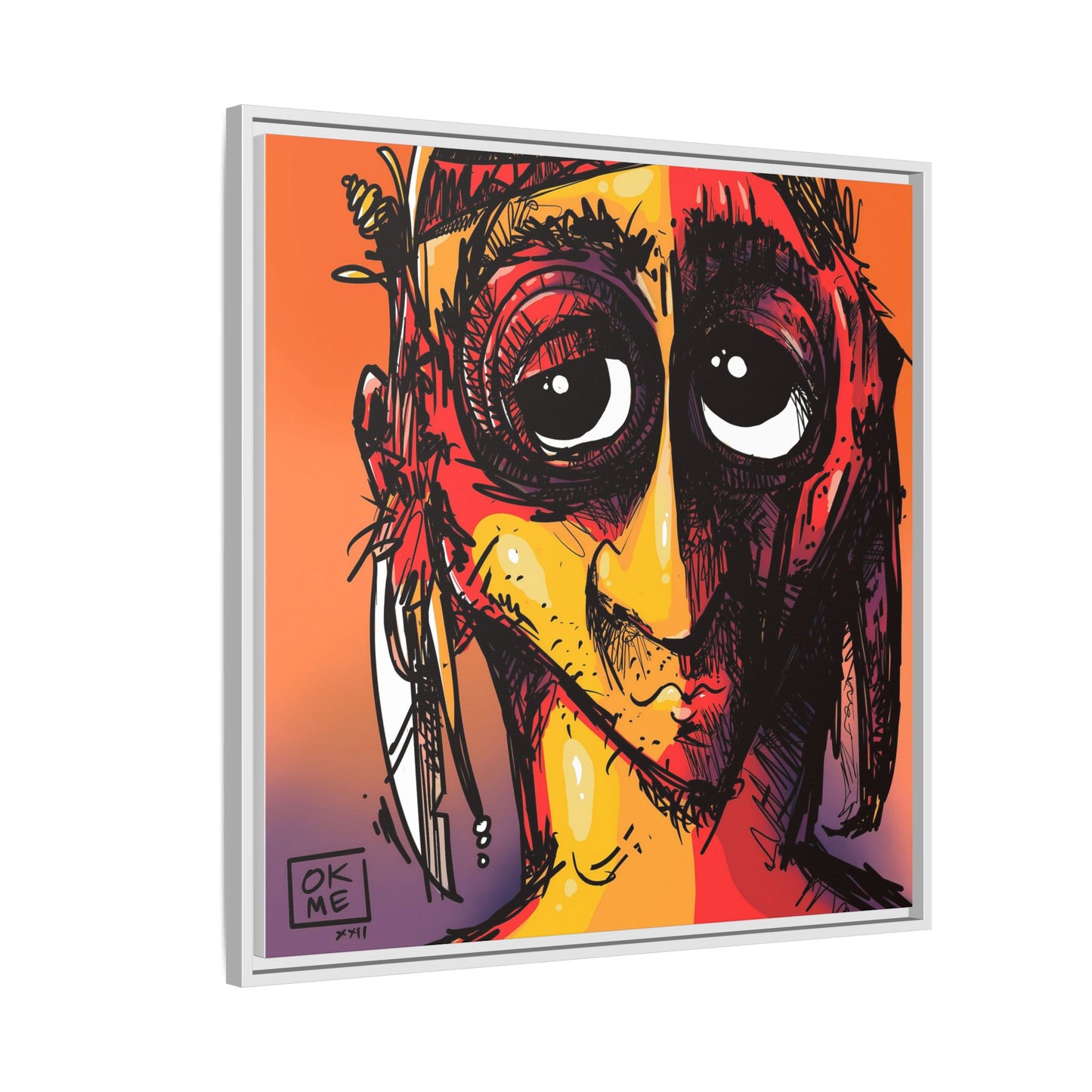 Serf - Gallery Canvas Wrap, Square Frame
