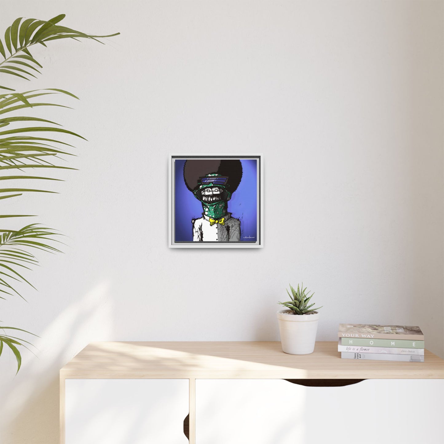 Creep #159 - Gallery Canvas Wraps, Square Frame