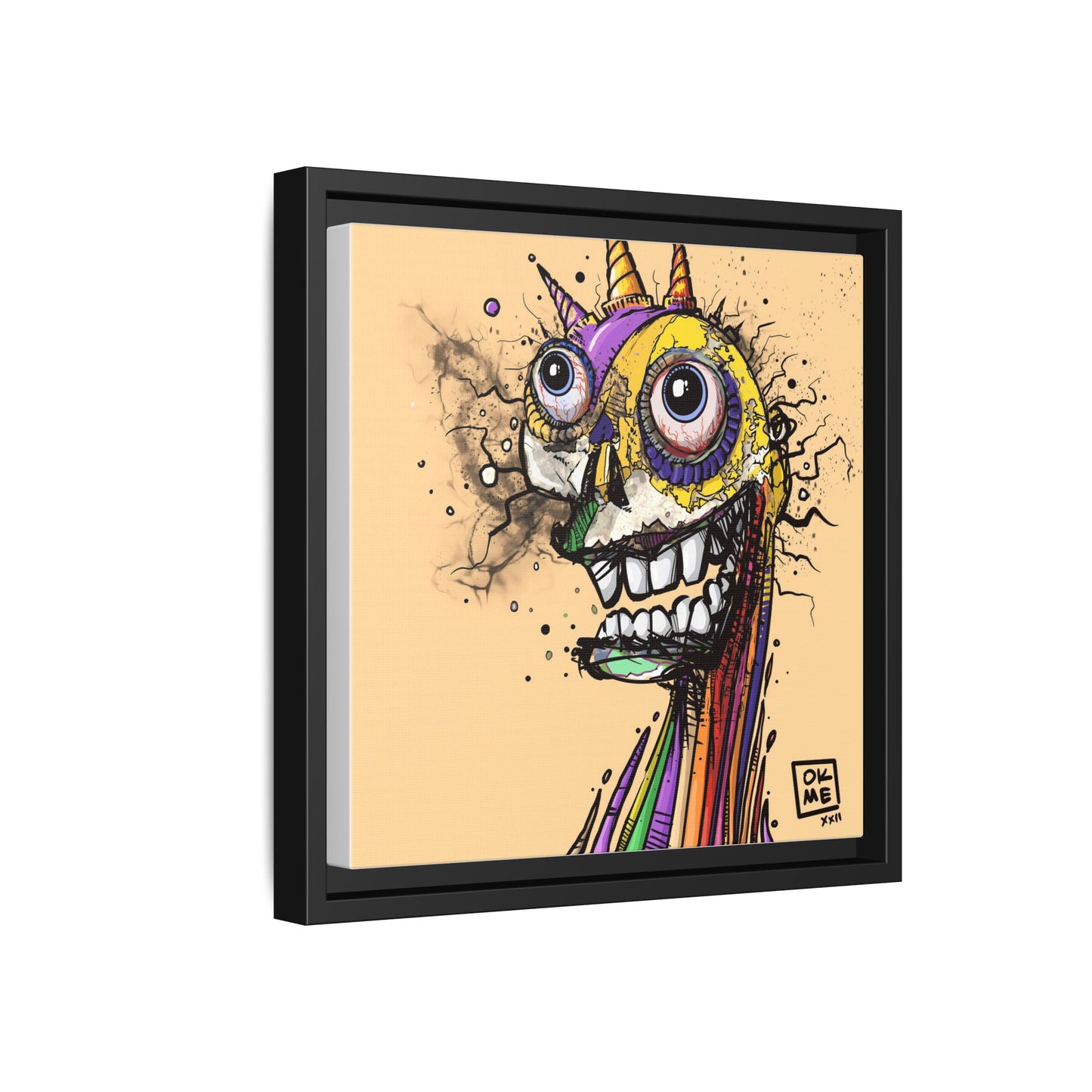 Fanta - Gallery Canvas Wrap, Square Frame